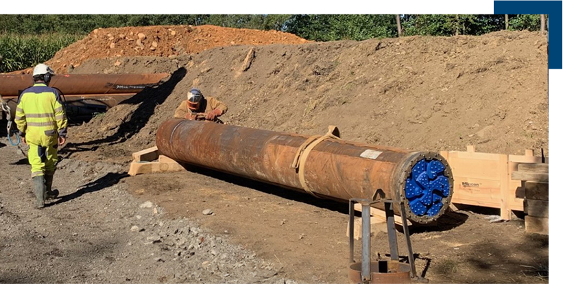 LE ST - Fonçage marteau fond de trou travaillé