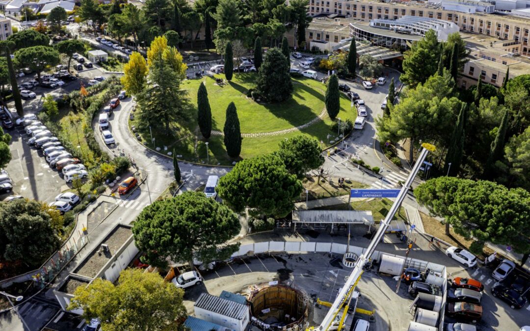 Travaux souterrains au CHU Montpellier