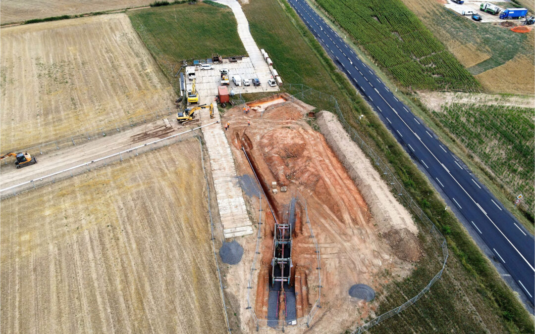 Canalisation gas Capens Pamier
