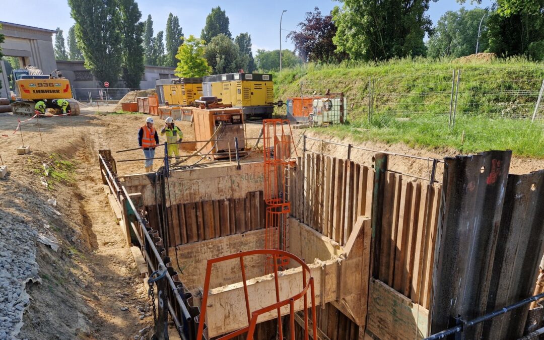Ever see a site that just seems too busy for a crossing (or two) ?