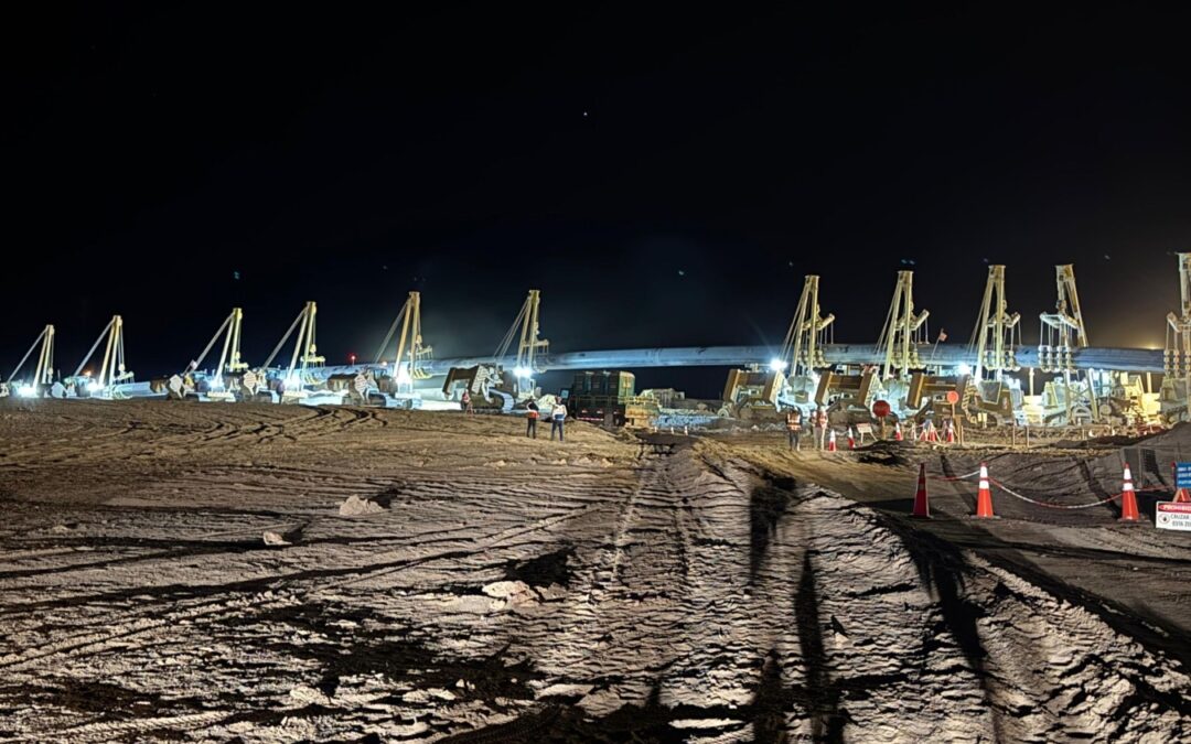 HDD pipeline installation in Chilean desert